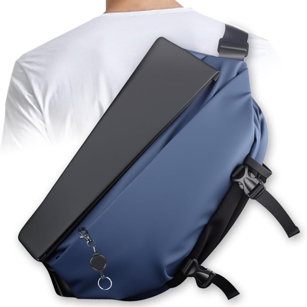 Water-Resistant Sling Backpack With Magnetic Buck… - image 1